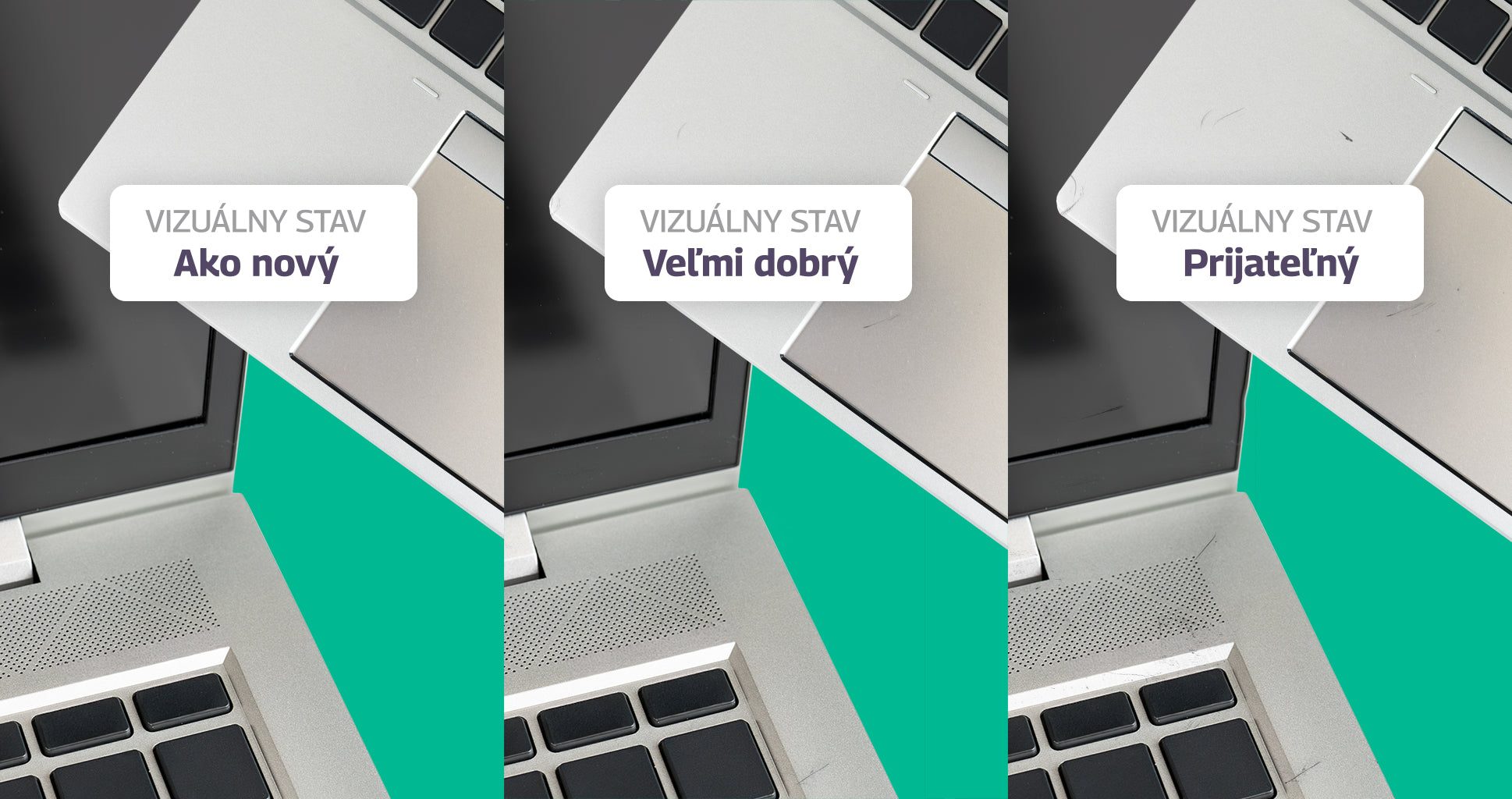 Vizuálny stav zariadení: Čo znamenajú naše triedy kvality?