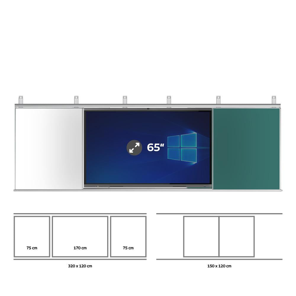 EliteTouch WINGS 65“ / HORIZONTAL