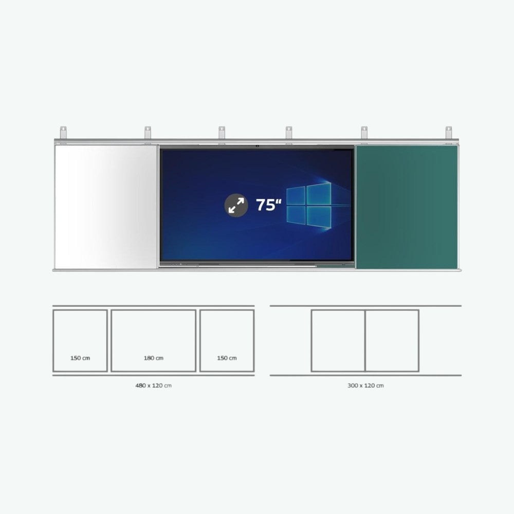 EliteTouch WINGS 75“ / HORIZONTAL