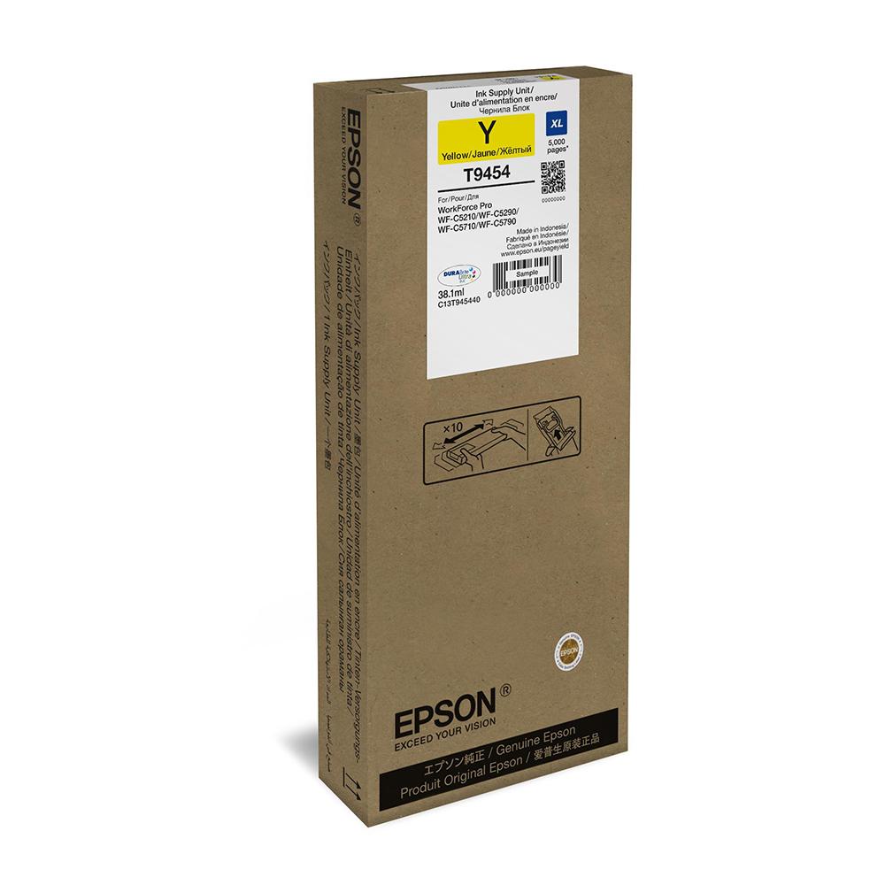 originálna kazeta EPSON WorkForce WF-C5210,C5290,C5710,C5790 yellow XL
(5.000 strán)