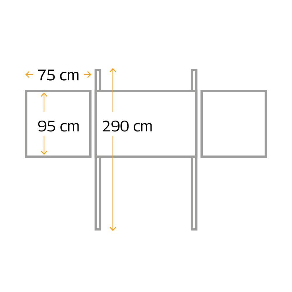 Posuv Universal Wings / PYLON – 65"