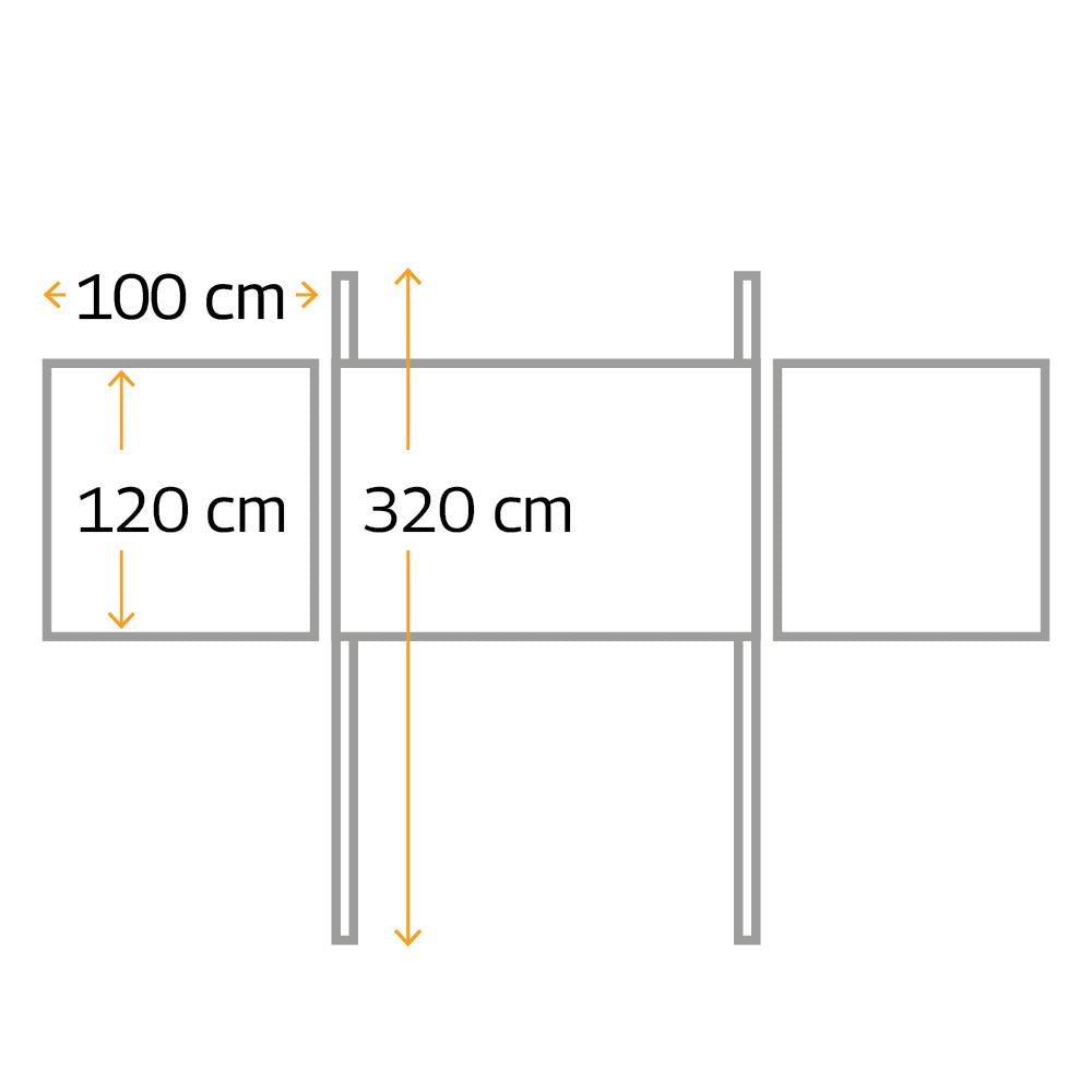 Posuv Universal Wings / PYLON – 86"